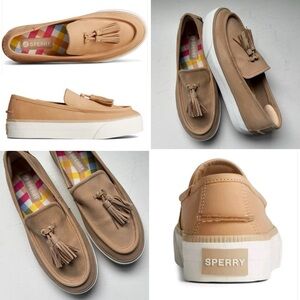Sperry Sea Sailor Leather Platform Sneakers